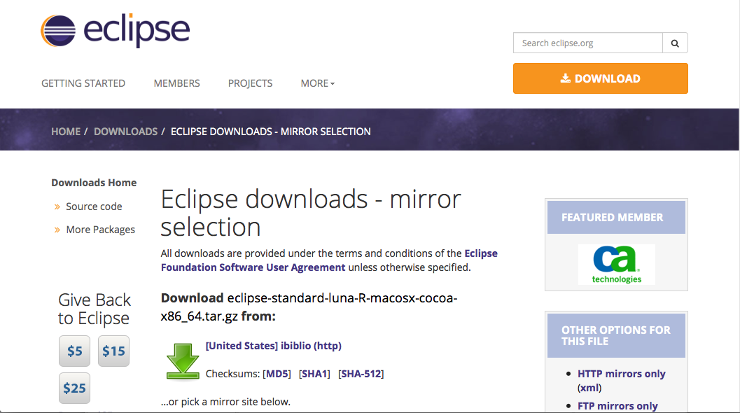 Eclipse oxygen for mac download